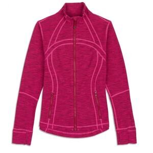 Lululemon Define jacket 10 Diamond Jacquard Berry Rumble Jeweled Magenta Luon